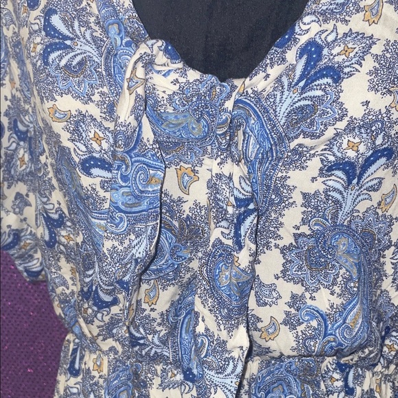 🎉🎉H&M Boho Paisley Print Dress Women’s Size 10 - Picture 5 of 10